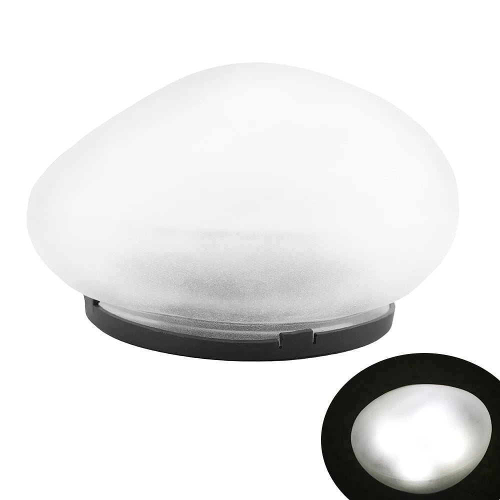 Pedra Iluminada Solar Decorativa