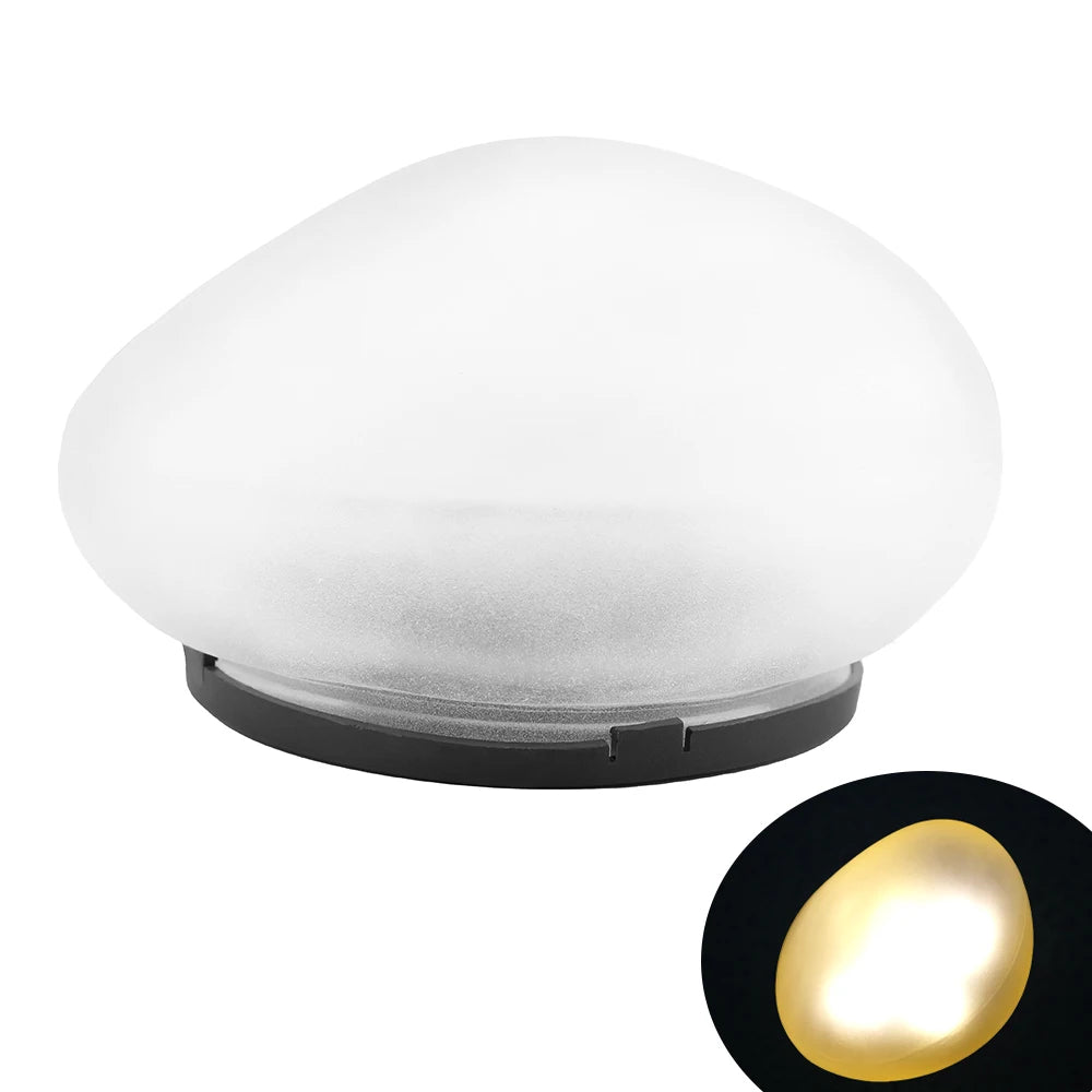 Pedra Iluminada Solar Decorativa
