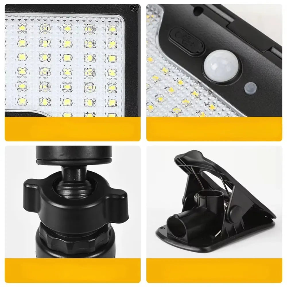 Luz solar clip - componentes