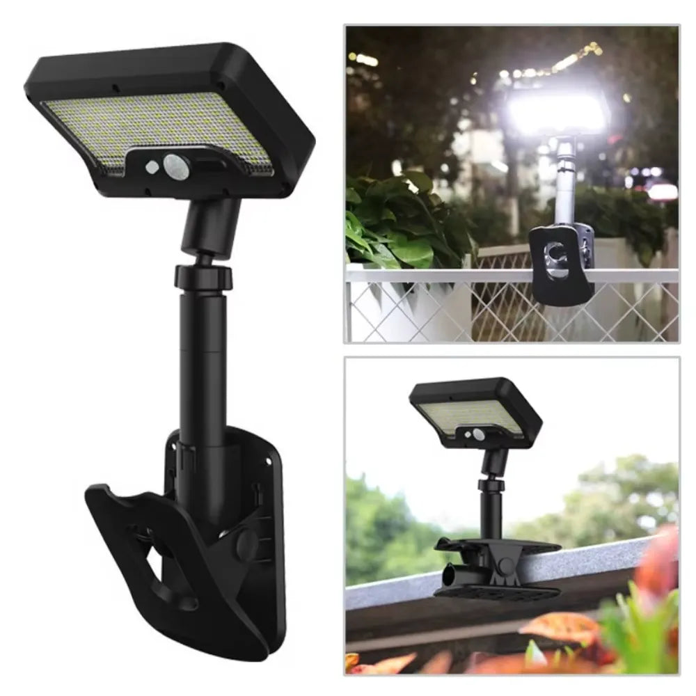 Luz solar clip - detalhes