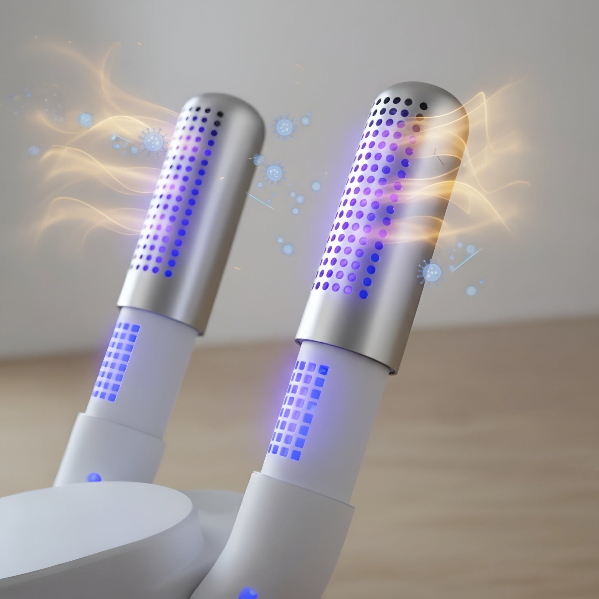 Secador com luz UV e calor