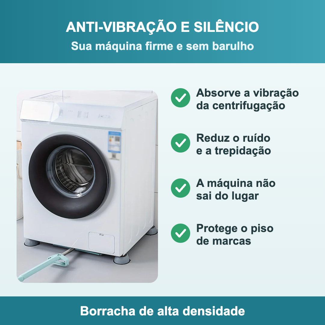 Anti-vibração e silêncio