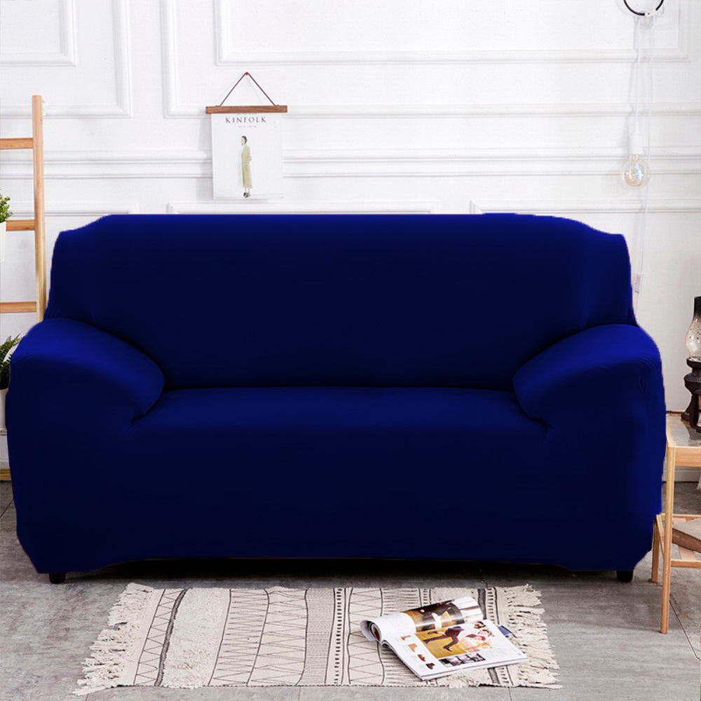 Capa de sofá azul