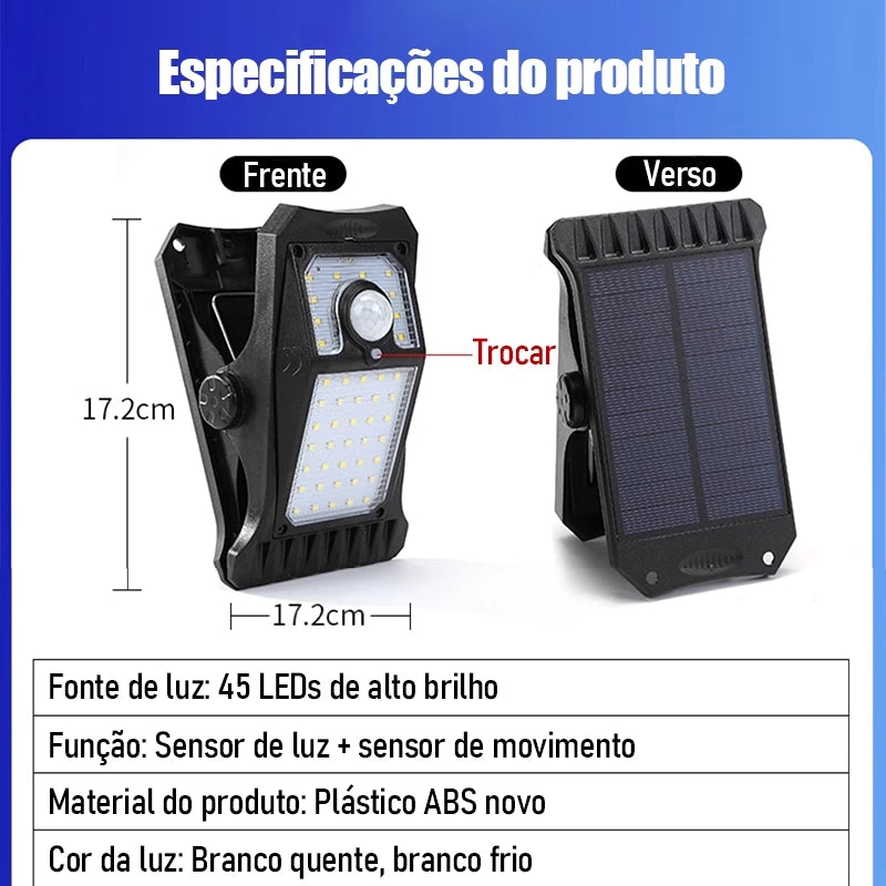 Luz Portátil Solar Pro