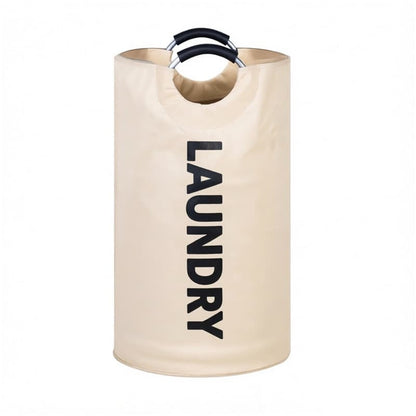 Cesto Dobravel Bege Laundry