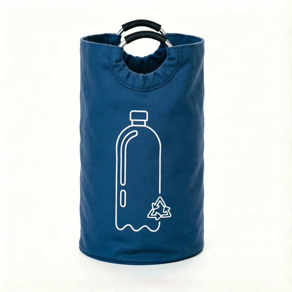 Cesto Dobravel Azul Reciclavel