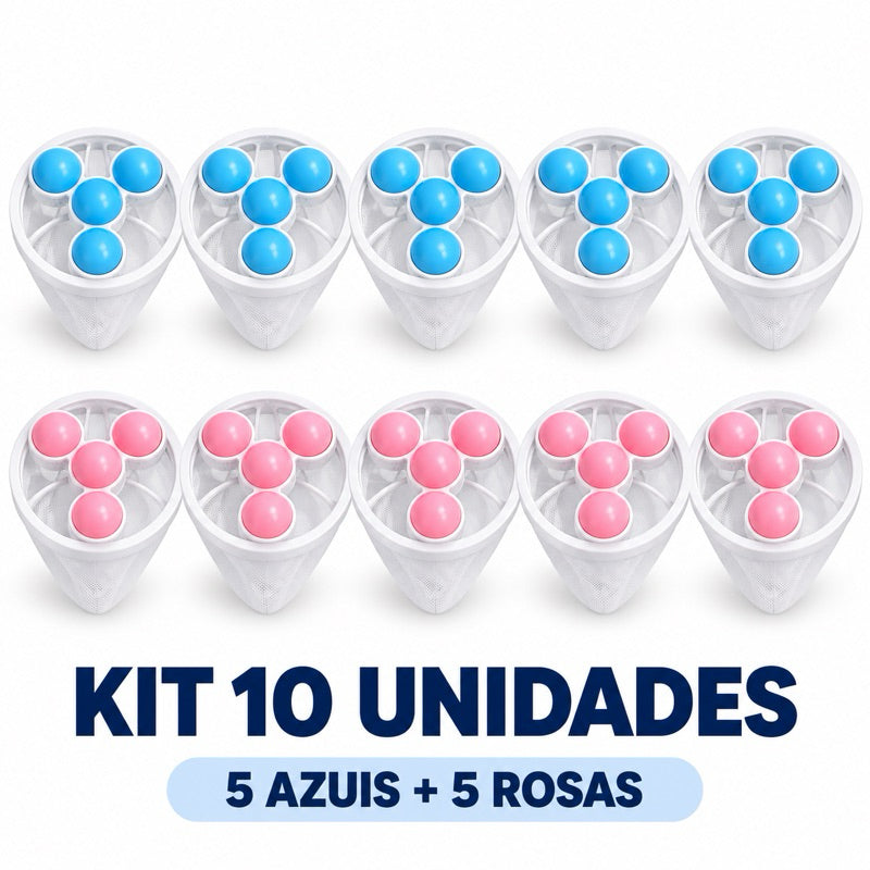 Kit de filtros coletores de pelos flutuantes